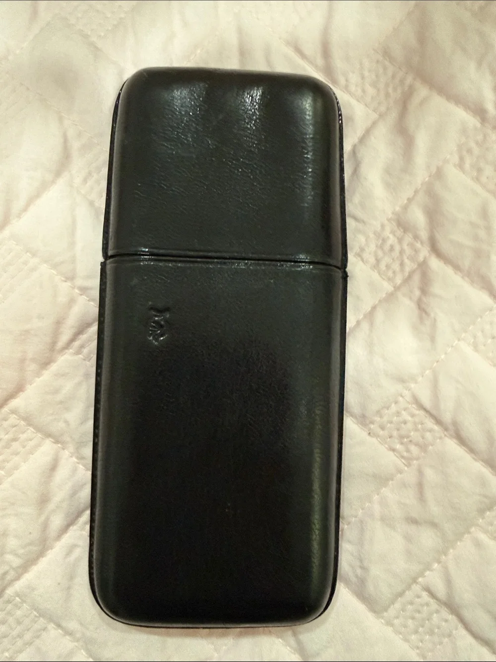 Leather cigar case